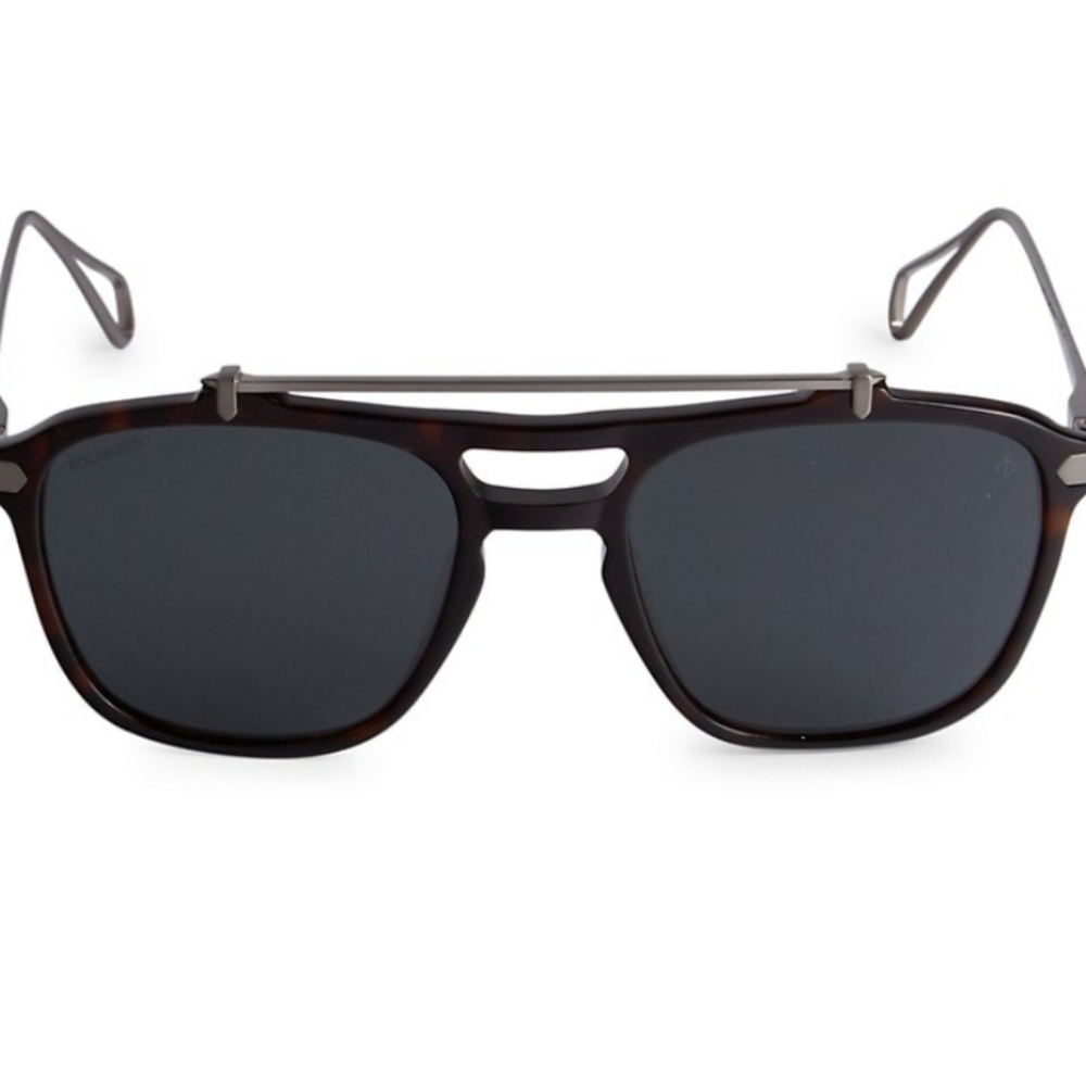 Rag and Bone Aviator/Pilot Polarized Sunglasses 02 - Picture 8 of 16